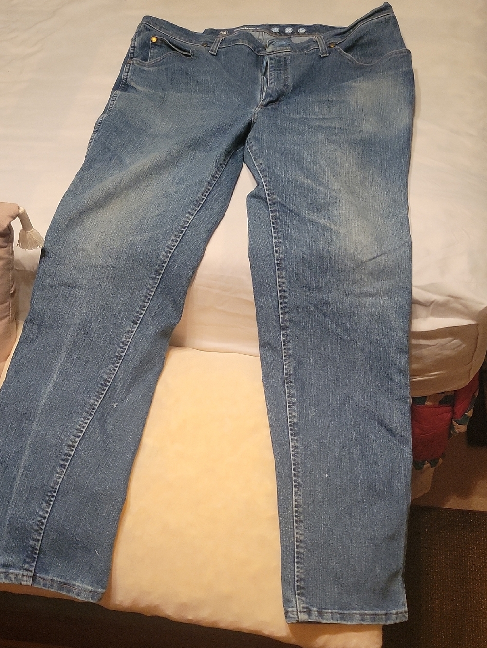 Wrangler Cool Blue Straight Leg Blue Jeans